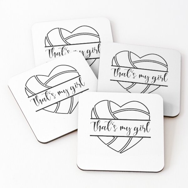 Item preview, That’s My Girl Volleyball Monogram Heart  designed and sold by clothesy7.