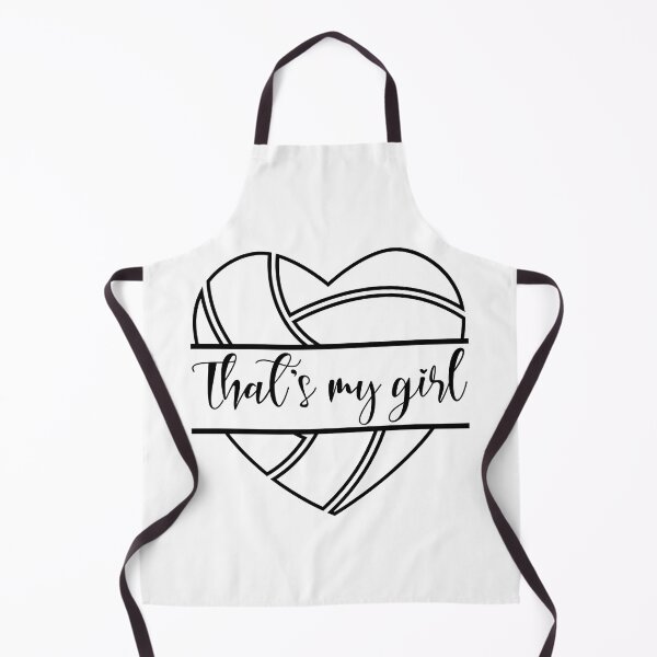 Item preview, That’s My Girl Volleyball Monogram Heart  designed and sold by clothesy7.