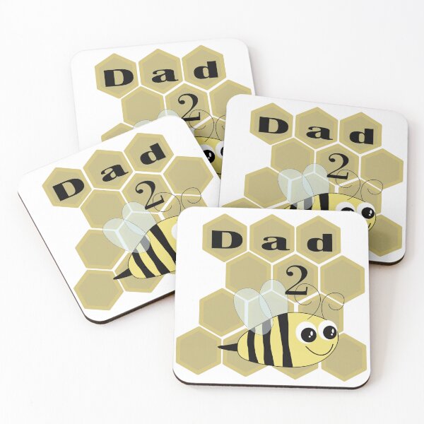 Item preview, Dad to be text with bee honeycomb designed and sold by Ashlison.