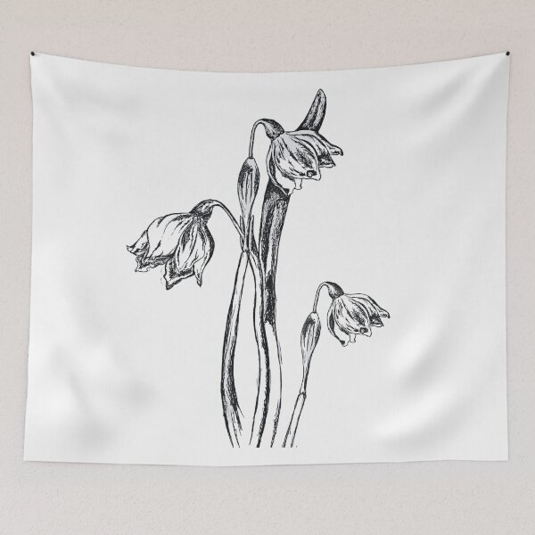 Item preview, Greyscale Trois Snowdrop  designed and sold by London-Fields.