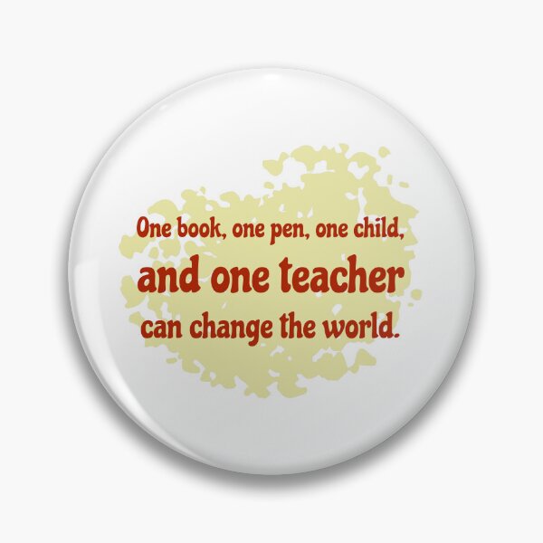 Item preview, One teacher can change the world designed and sold by cooldesignsalot.