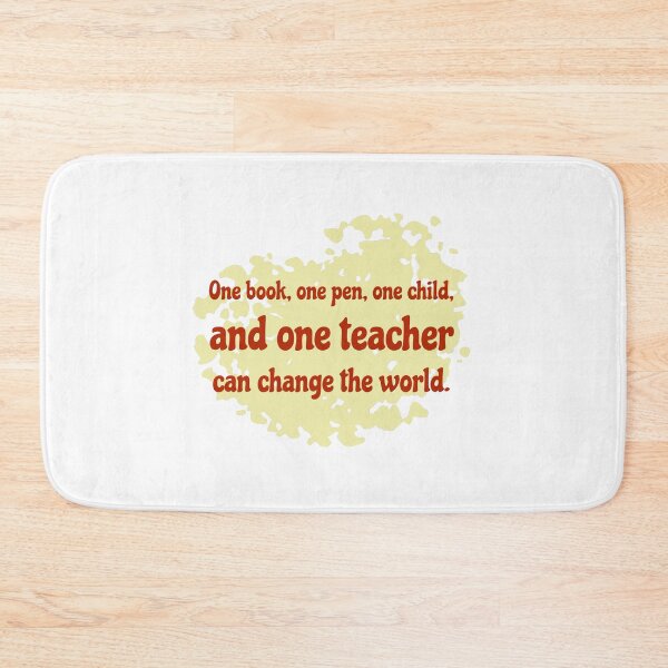 Item preview, One teacher can change the world designed and sold by cooldesignsalot.