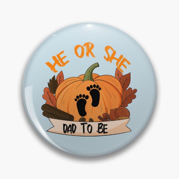 Item preview, Halloween Gender Reveal He or She father To Be Pumpkin   designed and sold by Butlerfusion.