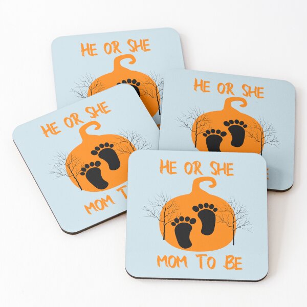 Item preview, Halloween Gender Reveal He or She mom To Be Pumpkin    designed and sold by Butlerfusion.