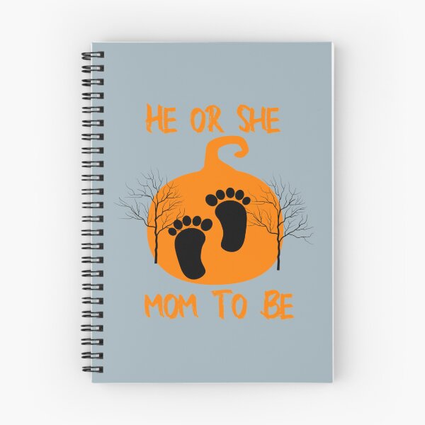 Item preview, Halloween Gender Reveal He or She mom To Be Pumpkin    designed and sold by Butlerfusion.