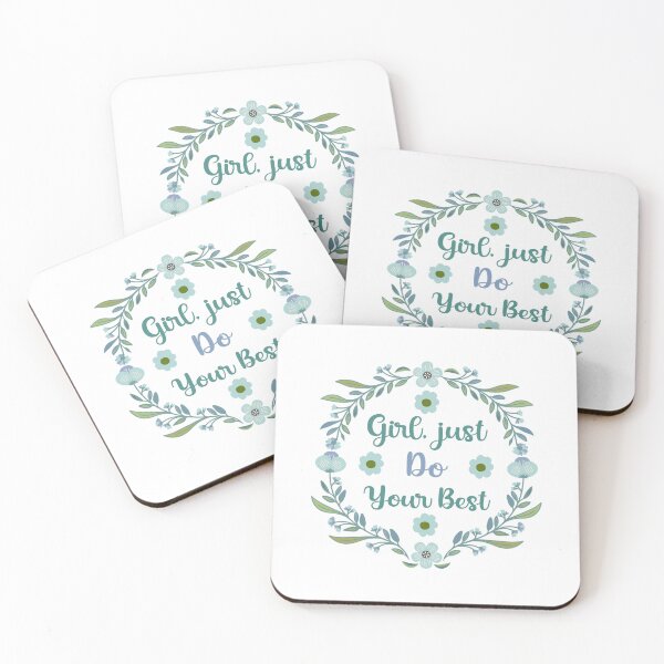 Item preview, Girl, just do your best - motivational designed and sold by MOONINSPIRATION.