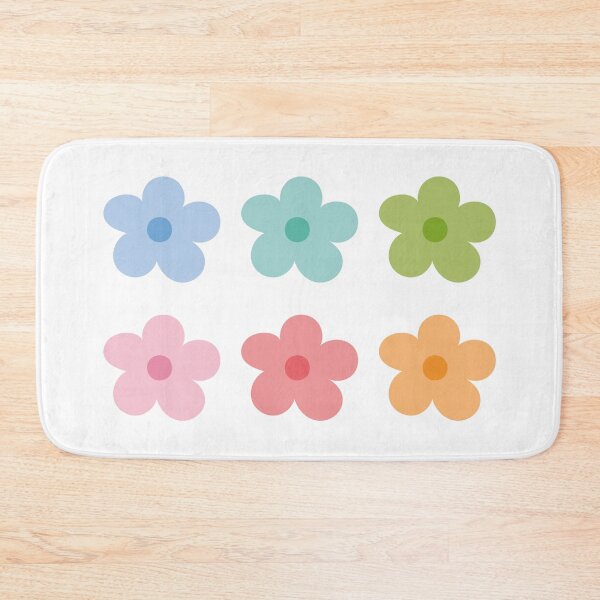 Item preview, Cute Pastel Rainbow Flowers designed and sold by Creative Wolf Design.
