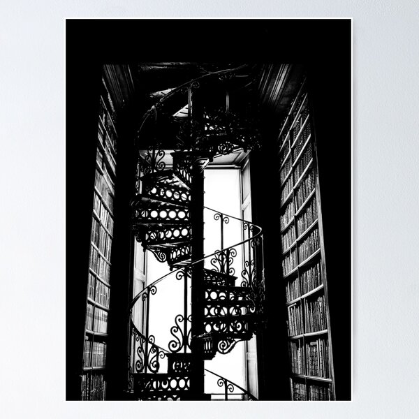Spiral Iron Staircase - Dublin, Ireland Poster