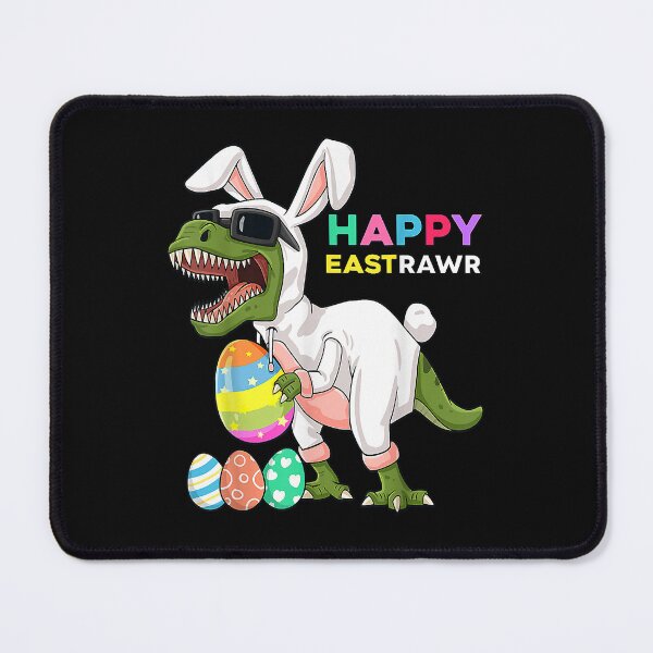Item preview, Happy Eastrawr T Rex Easter Bunny Dinosaur Eggs Boys Kids T-Shirt designed and sold by looftsggow.