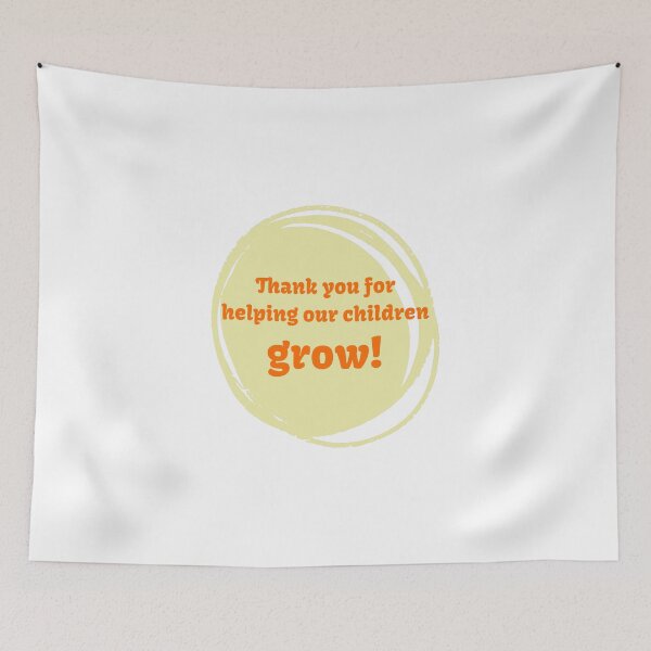 Item preview, Thank you for helping our children grow designed and sold by cooldesignsalot.