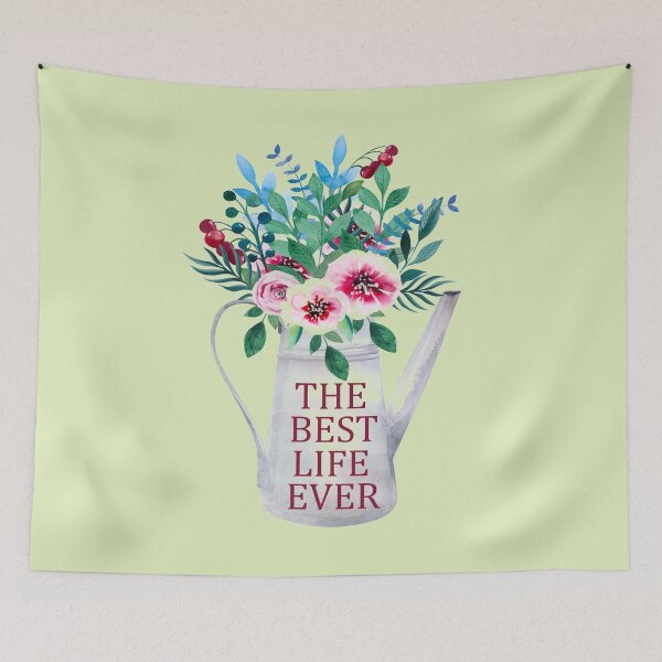 Item preview, THE BEST LIFE EVER (FLORAL) Spiral Notebook designed and sold by crafts-gift.