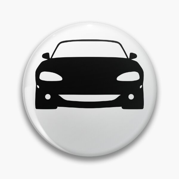 Item preview, Mazda Miata MX5 NB front black silhouette best t-shirt design designed and sold by EdimDesign.