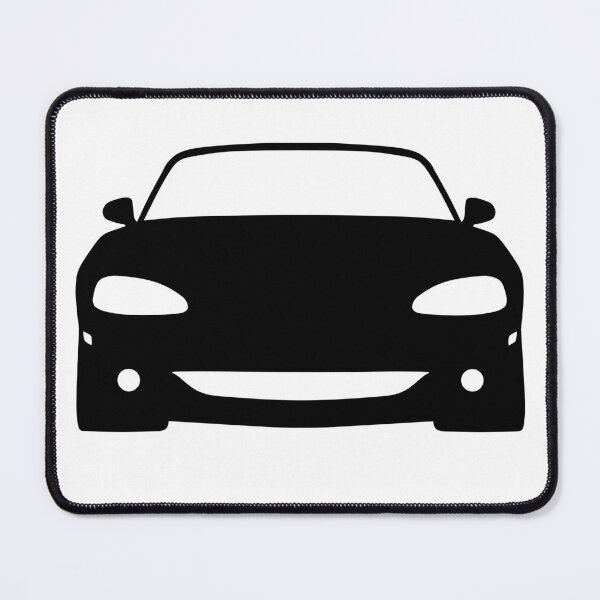 Item preview, Mazda Miata MX5 NB front black silhouette best t-shirt design designed and sold by EdimDesign.