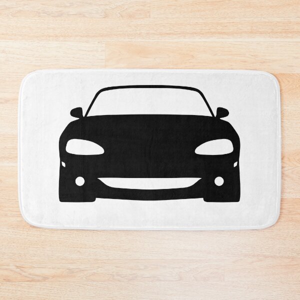 Item preview, Mazda Miata MX5 NB front black silhouette best t-shirt design designed and sold by EdimDesign.