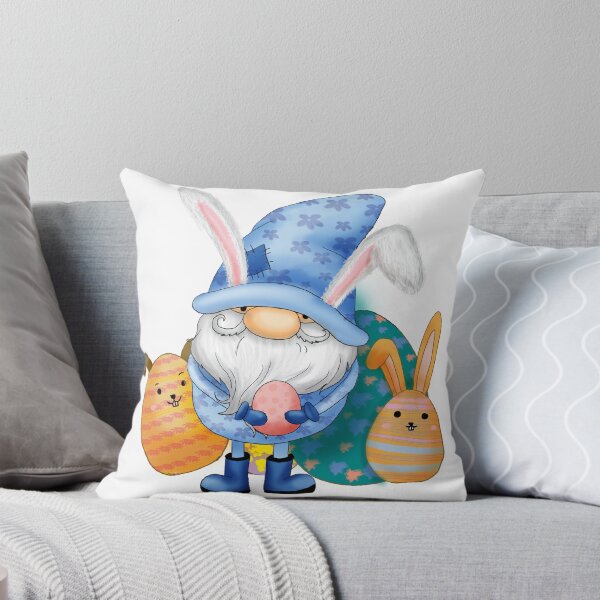 Item preview, Easter Gnome Dwarfs Colorful Easter Eggs Cute Bunny Ears designed and sold by Creations-by-AD.