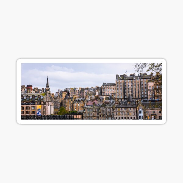 Edinburgh Skyline - Scotland Sticker