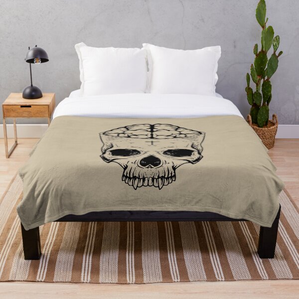 Item preview, Skull with Brain and CROSS illustration Sticker / t-shirt  designed and sold by zahirshop.
