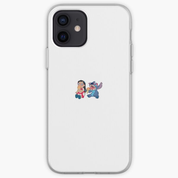 lilo and stitch eating ice cream iPhone Soft Case