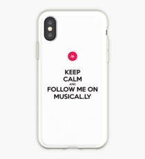 Keep Calm And Follow Me On Musical.ly Items iPhone Case
