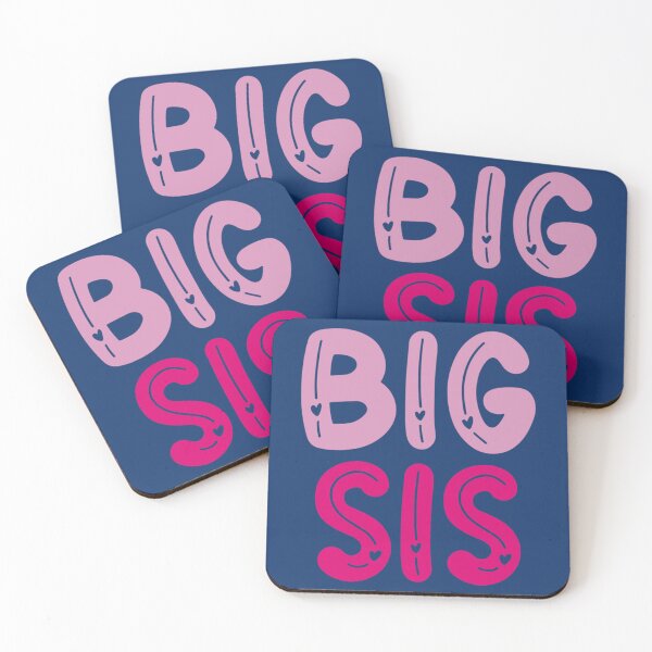Item preview, big sis pink typography   designed and sold by Butlerfusion.