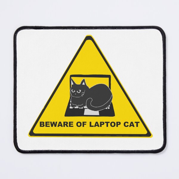 Item preview, Beware of the laptop cat designed and sold by noicethingys.