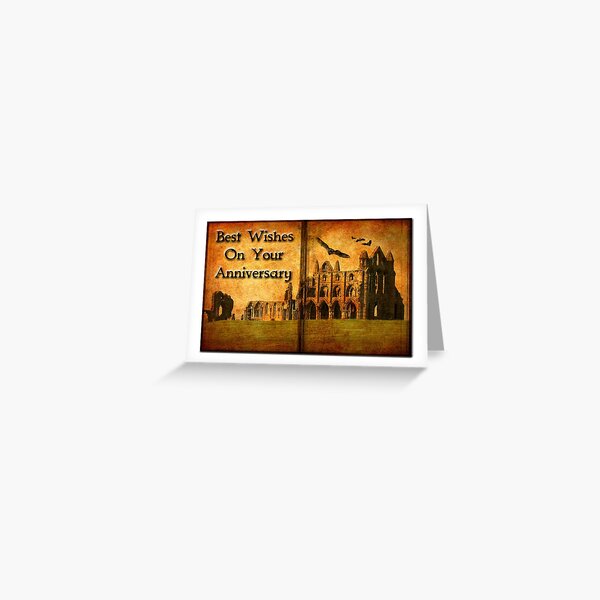 Best Wishes On Your Anniversary Greeting Card