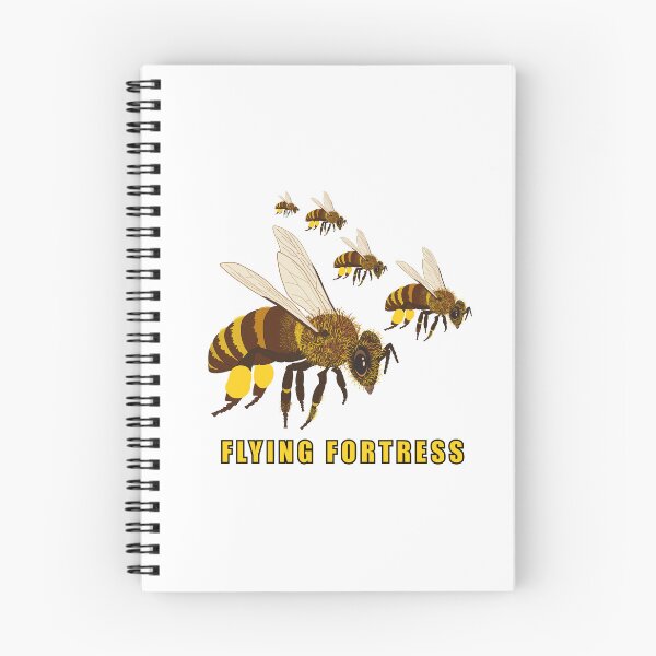 Item preview, Honey Bee Flying Fortress designed and sold by BlueSkyTheory.