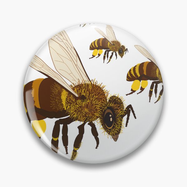 Item preview, Honey Bee Flying Fortress designed and sold by BlueSkyTheory.