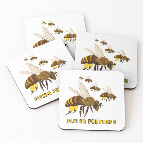 Item preview, Honey Bee Flying Fortress designed and sold by BlueSkyTheory.