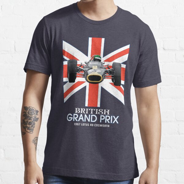 GREY UK STOCK UK SELLER Lotus Cars Male Adult Heritage T-Shirt