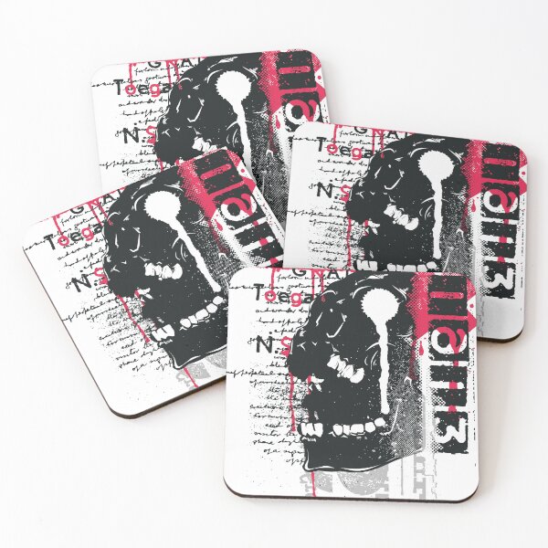 Item preview,  black silent skull illustratio designed and sold by RedShop24.
