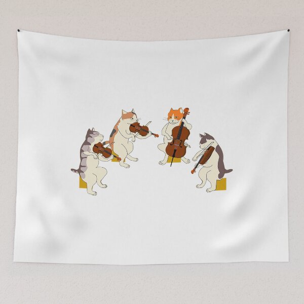 Item preview, Cats Playing Violin - Music Cat Lover designed and sold by ibarrbeat.