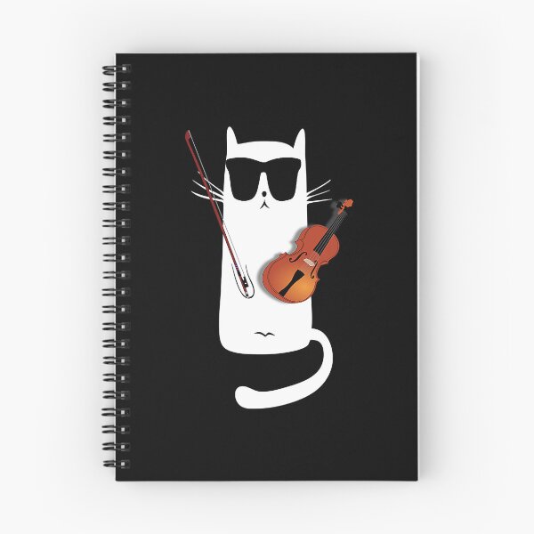 Item preview, Cat Wearing Sunglasses Playing Violin designed and sold by ibarrbeat.