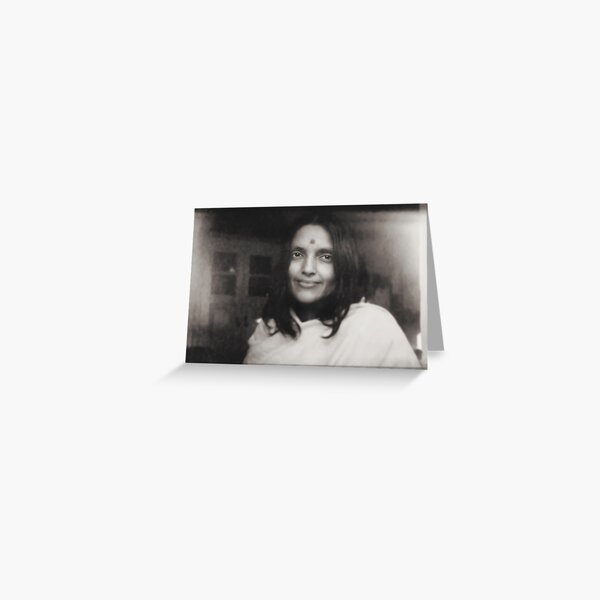Item preview, Sri Anandamayi Ma portrait: “I Bless You.” designed and sold by TJ Devadatta Best.