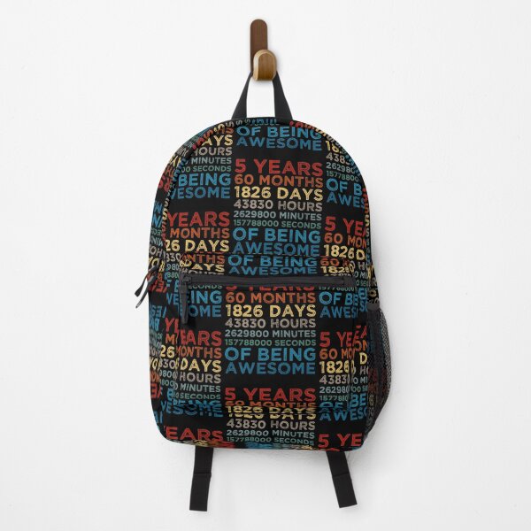 Item preview, Kids 5th Birthday 5 Years Old Vintage Retro 60 Months Boys And Girls designed and sold by pedrored369.
