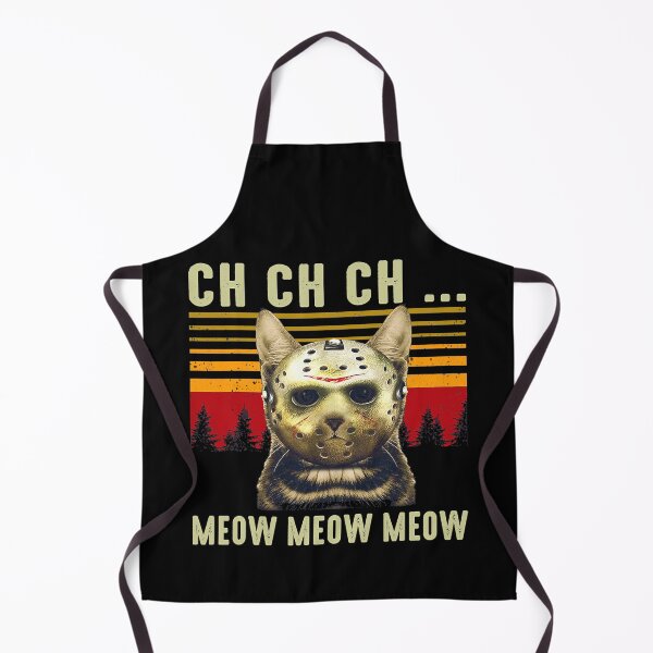 Aperçu de l'œuvre Ch Ch Ch Meow Meow Scary Friday Costume Chat d'Halloween créée et vendue par fultond.