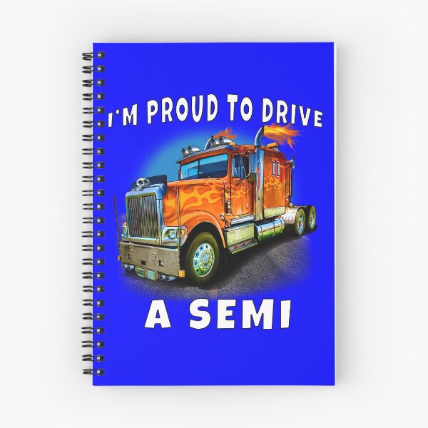 Item preview, Big Rig Trucker I'm Proud To Drive A Semi designed and sold by fantasticdesign.
