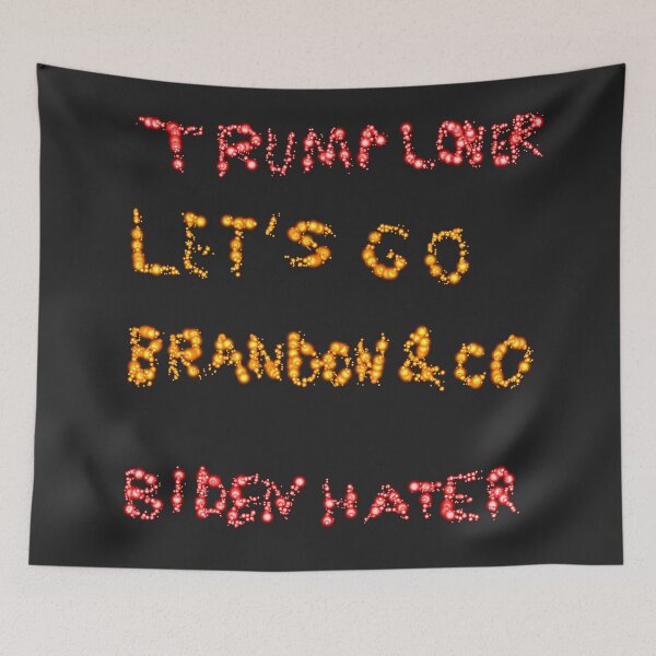 Item preview, Trump Lover Biden Hater Word Sticker Pack+ 4 D1 Production designed and sold by SelfUpgrade.