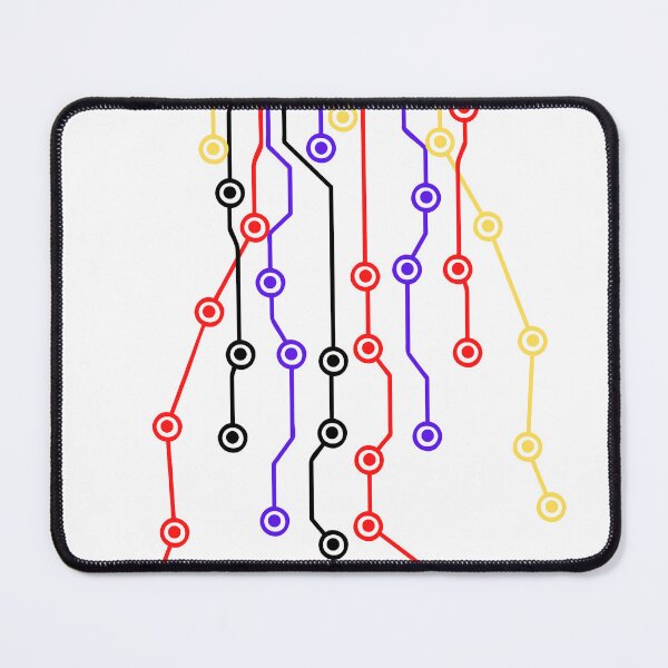 Item preview, Circuit Board Hacker Circuits Pattern Colored Circuits designed and sold by AwesomeArt13.