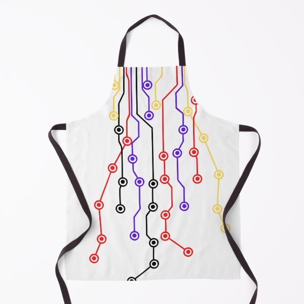 Item preview, Circuit Board Hacker Circuits Pattern Colored Circuits designed and sold by AwesomeArt13.