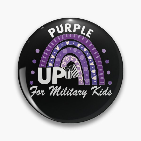 Item preview, Purple Up For Military Kids designed and sold by Tatus Brinal.
