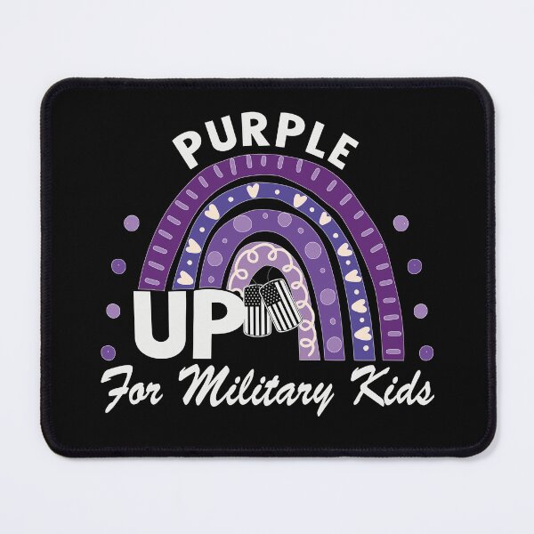 Item preview, Purple Up For Military Kids designed and sold by Tatus Brinal.