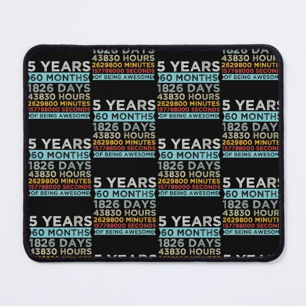 Item preview, Cute Kids 5th Birthday 5 Years Old Vintage Retro 60 Months Boys And Girls designed and sold by pedrored369.