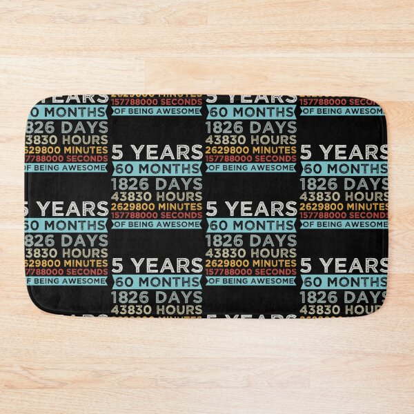 Item preview, Cute Kids 5th Birthday 5 Years Old Vintage Retro 60 Months Boys And Girls designed and sold by pedrored369.