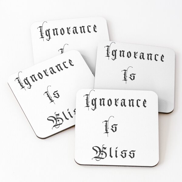 Item preview, ignorance is bliss designed and sold by Arthinkink.