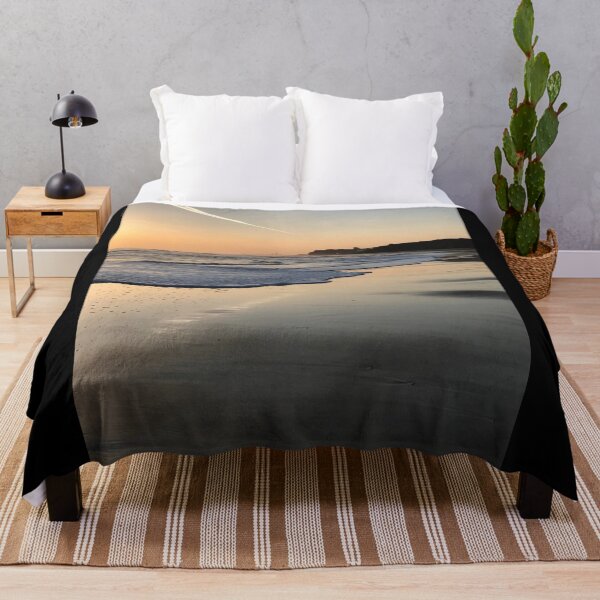 Item preview, Cute Sunset on Beach with Waves - Yorkshire Coast Line- WildSwimming designed and sold by WildSwimming.