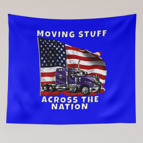 Item preview, Big Rig Trucker Moving Stuff Across The Nation designed and sold by fantasticdesign.