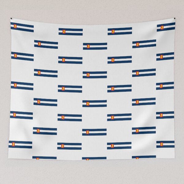 Item preview, Tasteful design Blue and White Stripe with New Jersey State Design designed and sold by JerseyBoysTees.