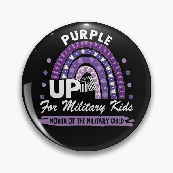 Item preview, Purple Up For Military Kids Gift Idea designed and sold by Tatus Brinal.