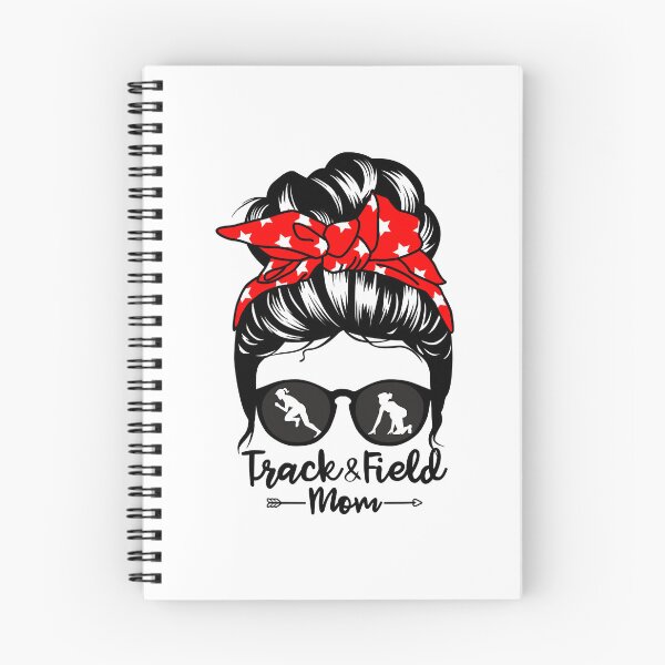 Item preview, Track And Field Mom Messy Bun Hair Funny Runner Athlete designed and sold by tamara-art.